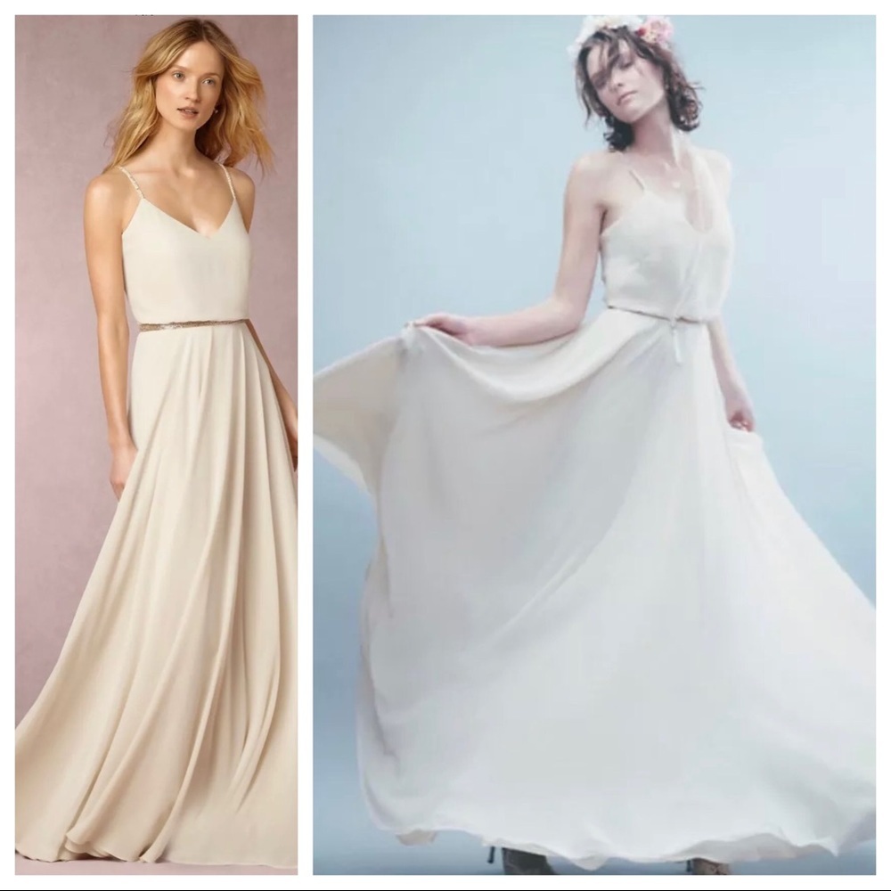 NEW BHLDN Jenny Yoo Nadya Maxi Wedding Gown Z423-9